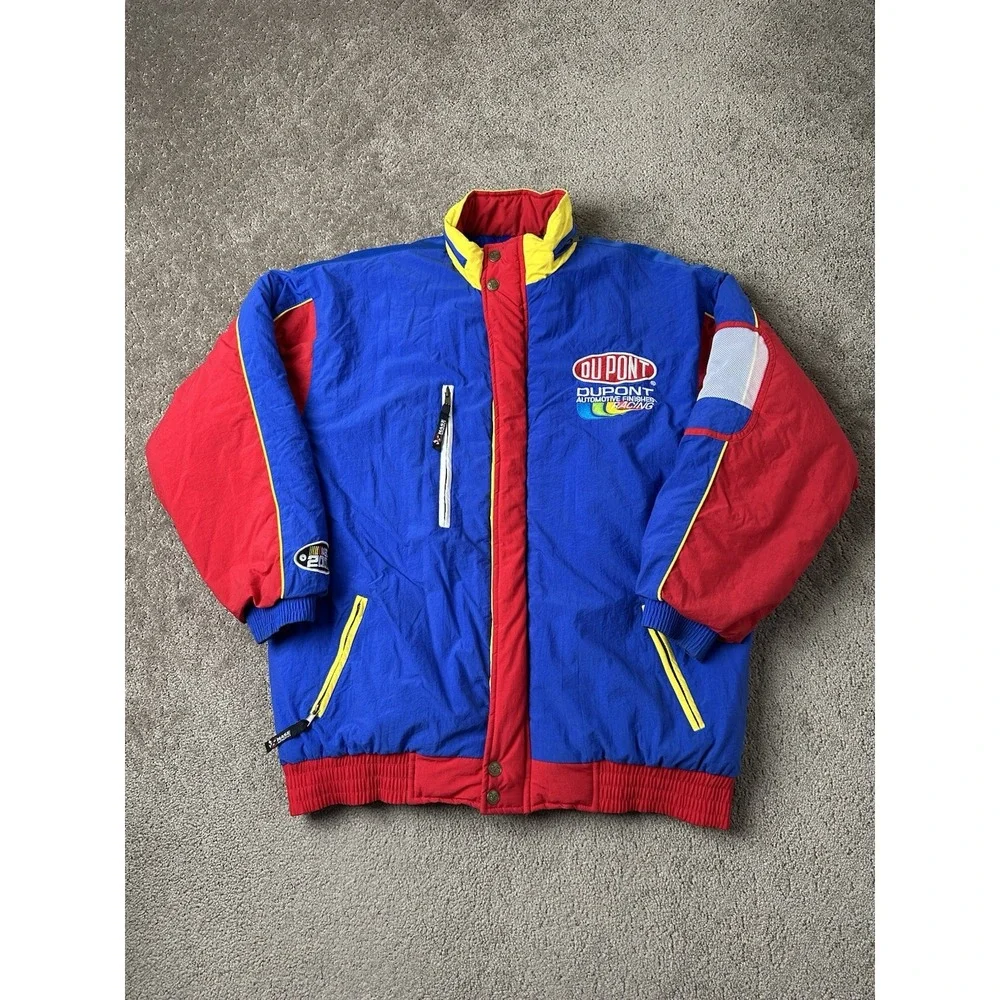 Vintage Racing Jacket 90s Chase Authentics DuPont Jeff Gordon #24 NASCAR, Size M